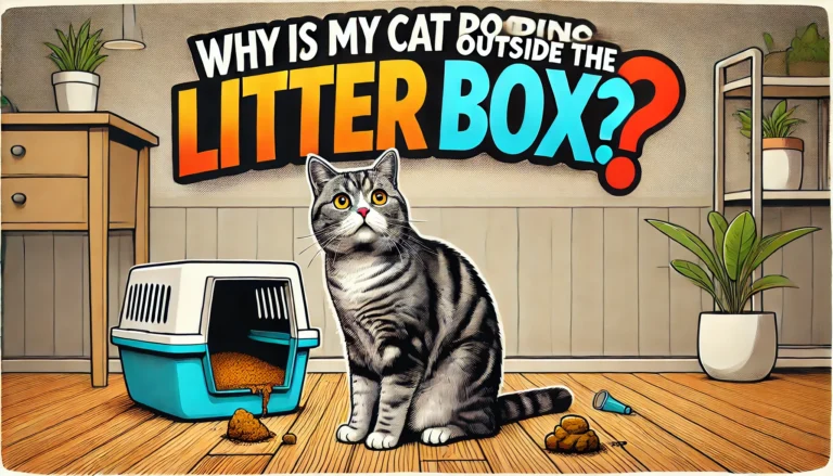 Why is my cat pooping outside the litter box?