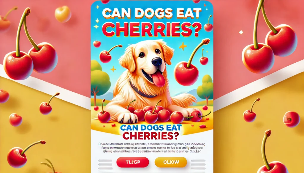 Can Dogs Eat Cherries