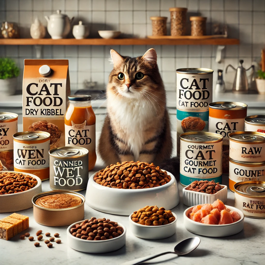 different cat food 