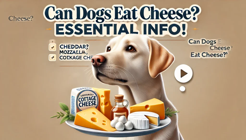 Can Dogs have Cheese