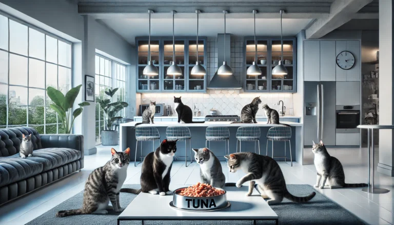 Cats Eat Tunas