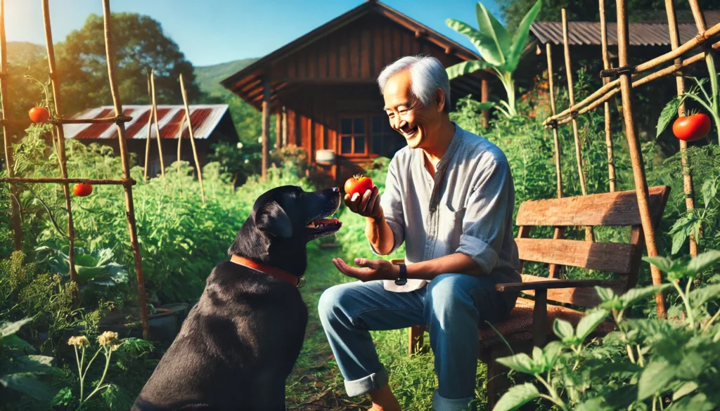 Dogs Eat Tomatoes