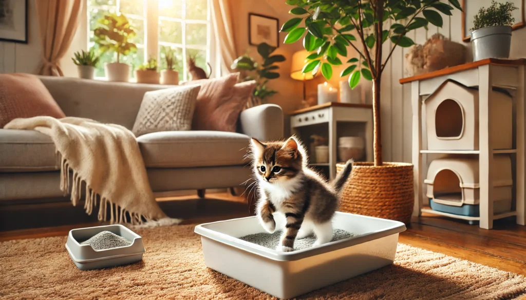 How To Litter Train a Kitten