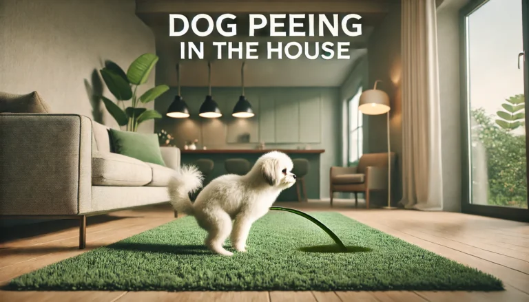 dog peeing in the house