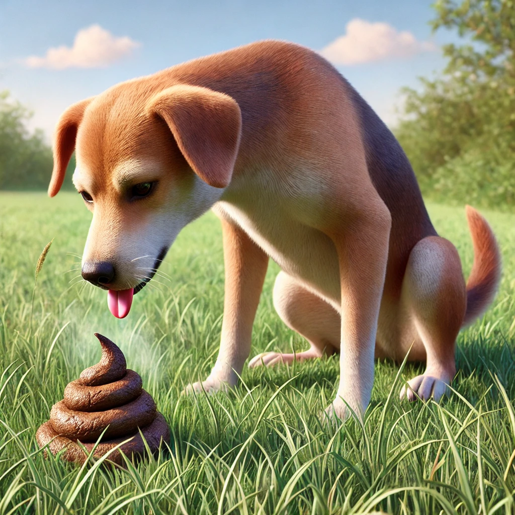 why dogs eat poop