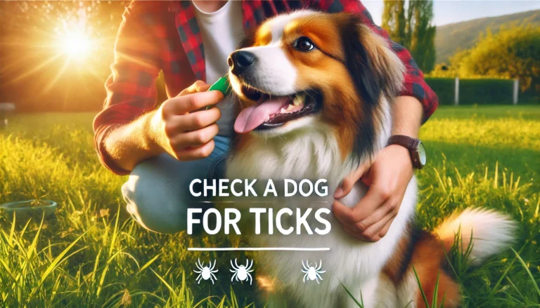 Check a Dog for Ticks