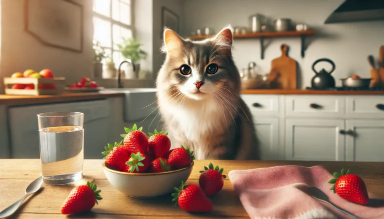 Cats Eat Strawberries