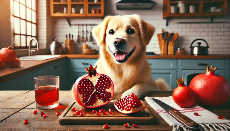 Dogs Eat Pomegranate