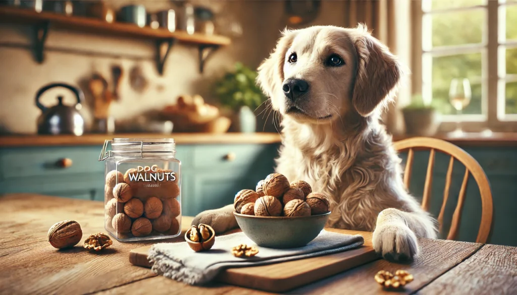 Dogs Eat Walnutss